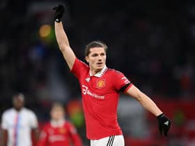Newcastle United 'considered' a move for Marcel Sabitzer before he joined Manchester United  (Photo by Michael Regan/Getty Images)