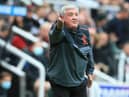 Newcastle United head coach Steve Bruce. (Photo by LINDSEY PARNABY/AFP via Getty Images)