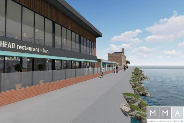 Caption: CGI impressions of how new  bar and restaurant development in South Shields could look. Credit: Mario Minchella Architects