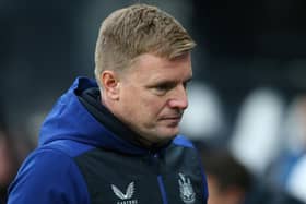 Newcastle United head coach Eddie Howe.