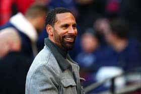Former Manchester United defender Rio Ferdinand responded to a tweet by a Newcastle United fan. (Photo by Charlie Crowhurst/Getty Images)