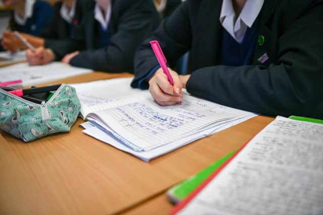 School attainment data.