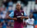 TELFORD, ENGLAND - JULY 12: Gabriel Agbonlahor of Aston Villa during the Pre-Season Friendly between AFC Telford United and Aston Villa at New Bucks Head Stadium on July 12, 2017 in Telford, England. (Photo by Malcolm Couzens/Getty Images)