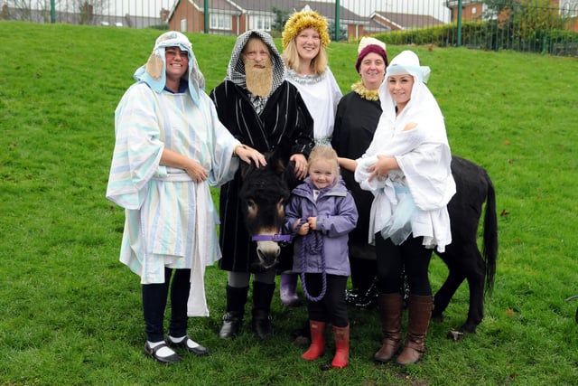 Staff at Helen Gibson Nursery, East Boldon, performed the Nativity for the youngsters with the help from Koko the donkey, belonging to pupil Ruby Burnett-Houghton. That was back in 2014 but you can show your appreciation for donkeys on World Donkey Day on May 8.