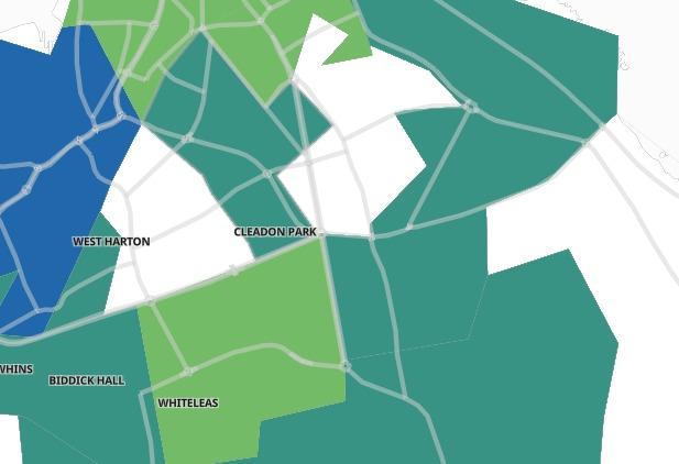 In the seven days up to June 1, Cleadon Park recorded a case rate of 50.1 per 100,000 people. A total of three cases were recorded - a drop of 25% from the previous week.