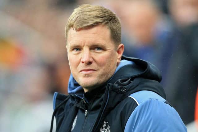 Newcastle United head coach Eddie Howe before the Leeds United game.