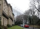 St James's Park is hemmed in on one side by the listed Leazes Terrace building.