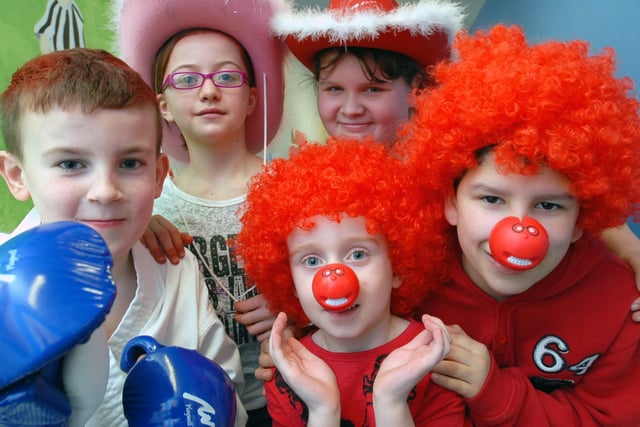 Pupils from Holy Trinity C of E Primary School held a talent show to raise money for Comic Relief in 2009.