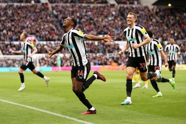 Alexander Isak his fourth Newcastle United goal.