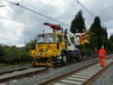 The overhead wires are 40 years old.