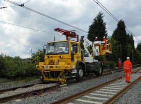 The overhead wires are 40 years old.