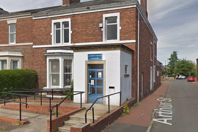 Albert Road Surgery, in Jarrow, was recorded as having 3,025 patients and the full-time equivalent of 1.4 GPs, meaning it has 3,550 patients per GP