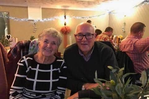 Despite Covid-19 cancelling their plans for a trip away, the couple still managed to celebrate their wedding anniversary with the help of their family.
