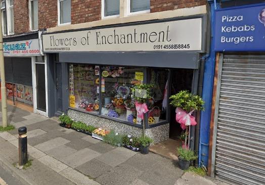 Flowers of Enchantment on Boldon Lane in South Shields has a 4.8 rating from 25 reviews.