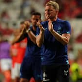 Eddie Howe at the Estadio da Luz.