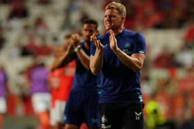 Eddie Howe at the Estadio da Luz.