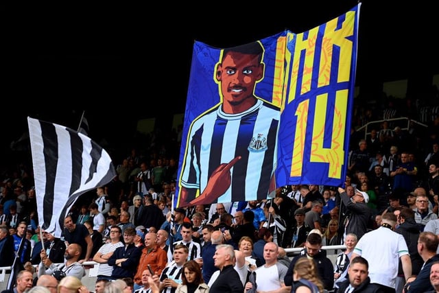 There was only one man for the Wor Flags display ahead of the clash with Crystal Palace (Photo by Stu Forster/Getty Images)
