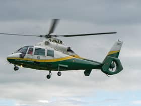 Great North Air Ambulance helicopter