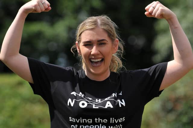 Becca Anderson who tackled the 2019 Great North Run just 9 years after a stem cell transplant.