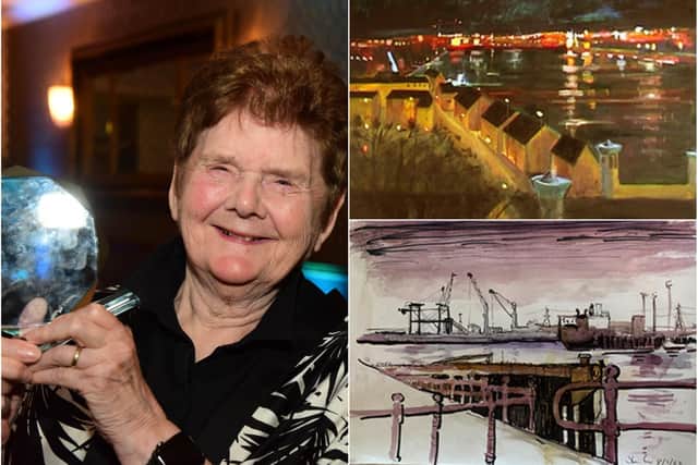 Sheila Graber who is putting her lifetime's artwork on sale for charity.