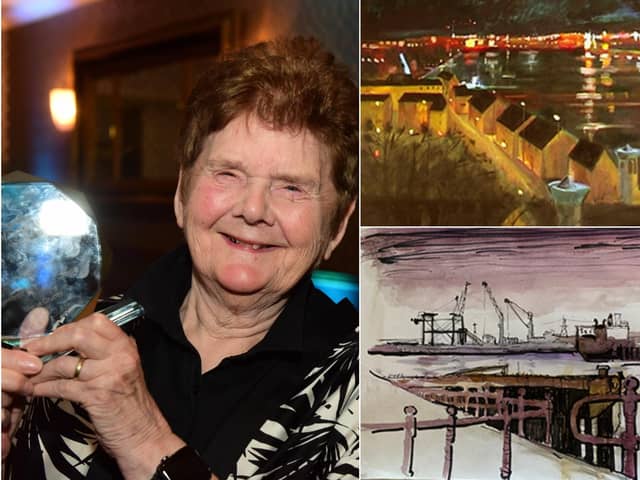 Sheila Graber who is putting her lifetime's artwork on sale for charity.