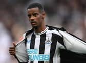 Newcastle United striker Alexander Isak.