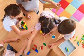 Playing with peers is a good way to enhance a child’s experience during the holidays.