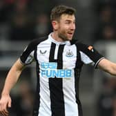 Newcastle player Paul Dummett in action during the Premier League match between Newcastle United and Watford at St. James Park on January 15, 2022 in Newcastle upon Tyne, England. (Photo by Stu Forster/Getty Images)
