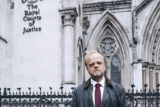 A scene from the Mr Bates vs The Post Office TV series.