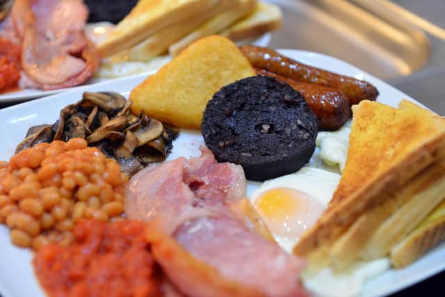 Full breakfast at the new Rosie's II cafe, which has opened up in Ocean Road.
