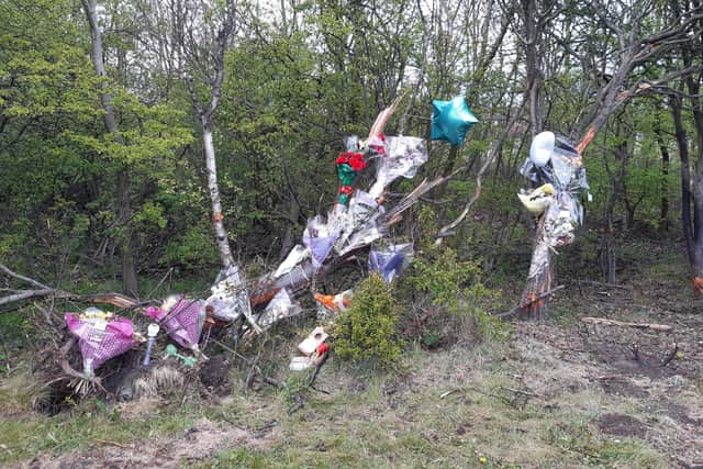 A number of tributes have been left at the scene of the collision on the A19 southbound in Jarrow as people pay their respects to Dylan Timby.