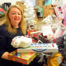 Hope 4 Kidz founder Viv Watts with some of the toys donated in last year's Christmas Toy Appeal.