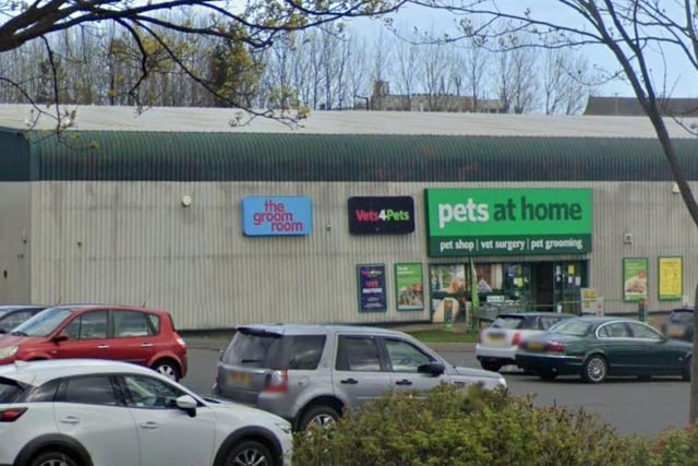 South Shields' local branch of Pets At Home offers grooming services through its on-site 'groom room.' It has a 4.4 rating from 756 reviews.