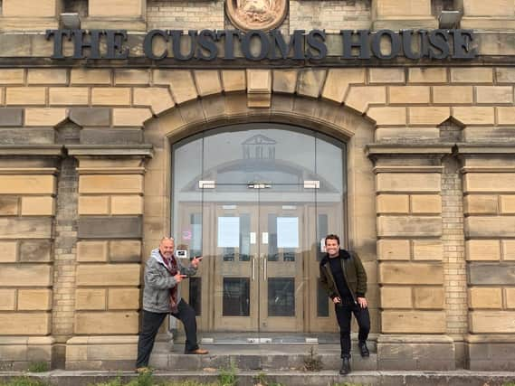 Joe and Ray Spencer at the Customs House