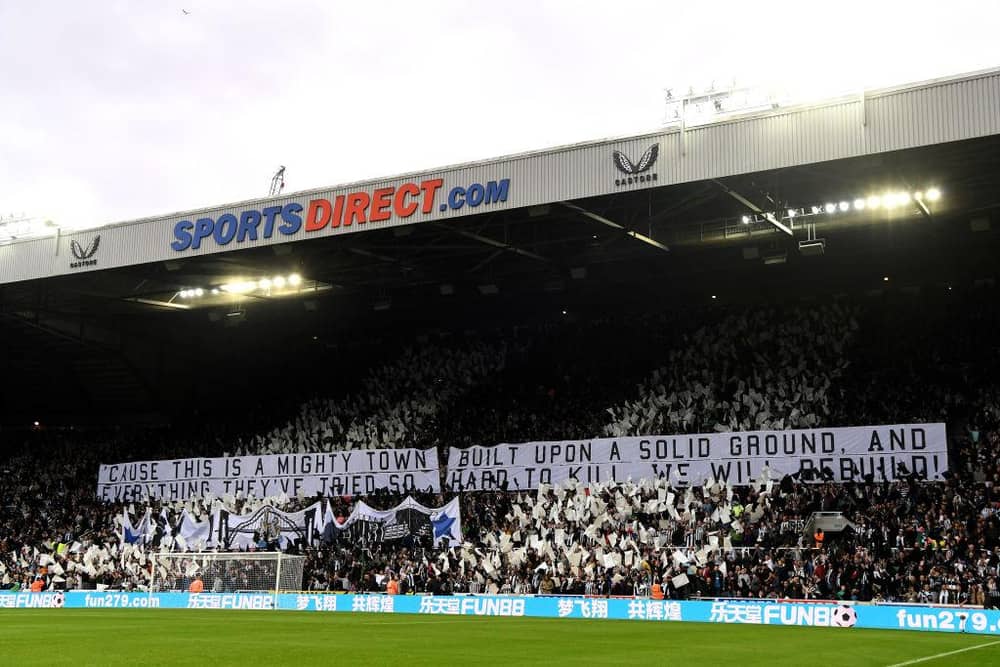 St James's Park, the home of Newcastle United. (Photo by Stu Forster/Getty Images)