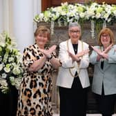 The Mayor and Mayoress of South Tyneside, Councillor Pat Hay and Jean Copp (pictured centre) come together with Leader of South Tyneside Council, Cllr Tracey Dixon and Deputy Leader, Cllr Joan Atkinson for International Women’s Day.