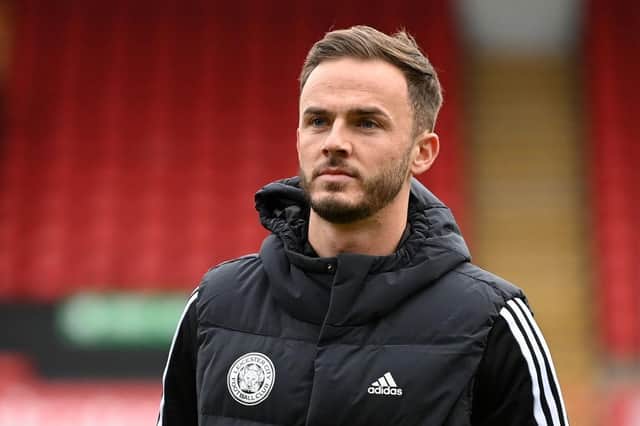 Leicester City have rejected a 'concrete offer' for Newcastle United target James Maddison (Photo by Michael Regan/Getty Images)