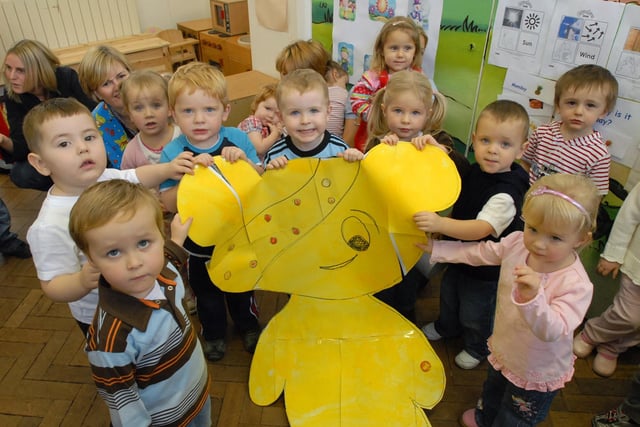 A home-made Pudsey on Children In Need Day in 2008. Remember this?