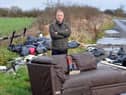 North East Party South Tyneside spokesperson Vincent Richardson in West Pastures Lane