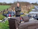 North East Party South Tyneside spokesperson Vincent Richardson in West Pastures Lane