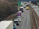The A19 southbound closed close to the A690 turn off.