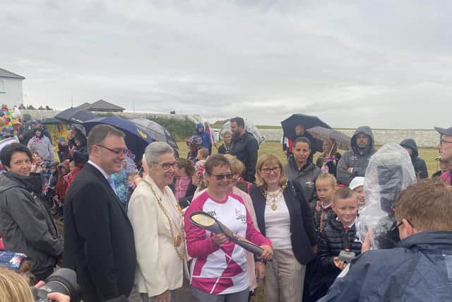 The Queen's baton relay started at Souter Lighthouse.