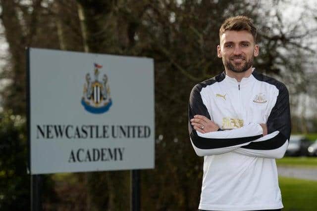 Chris Hogg was appointed Newcastle's lead player development coach earlier this month  (Pic: Newcastle United)
