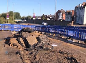 Damage caused on Wessington Way