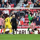 Anthony Patterson tips a shot over the bar during Sunderland's Championship match against Preston. Picture by FRANK REID
