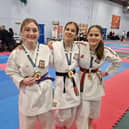 Gold winning kata team Lyla Raine, Sofija Milekic and Holly Mataric.