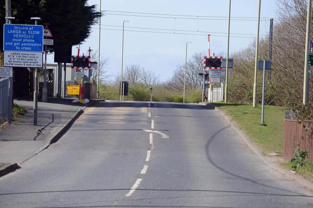 The crossing at Tilesheds, East Boldon