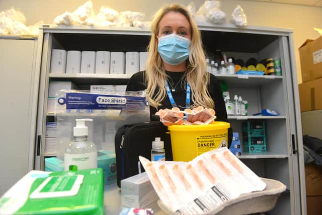 Community pharmacist Louise Lydon is leading the project to ensure housebound patients across South Tyneside get their Covid-19 jab.