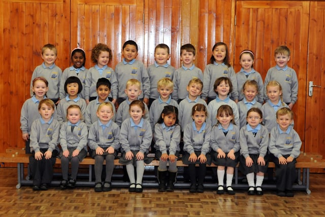 So smart in this photo of Mrs Dunn's reception class in 2012.