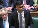 Chancellor of the Exchequer Rishi Sunak delivering his Spring Statement in the House of Commons. Photo: House of Commons/PA Wire